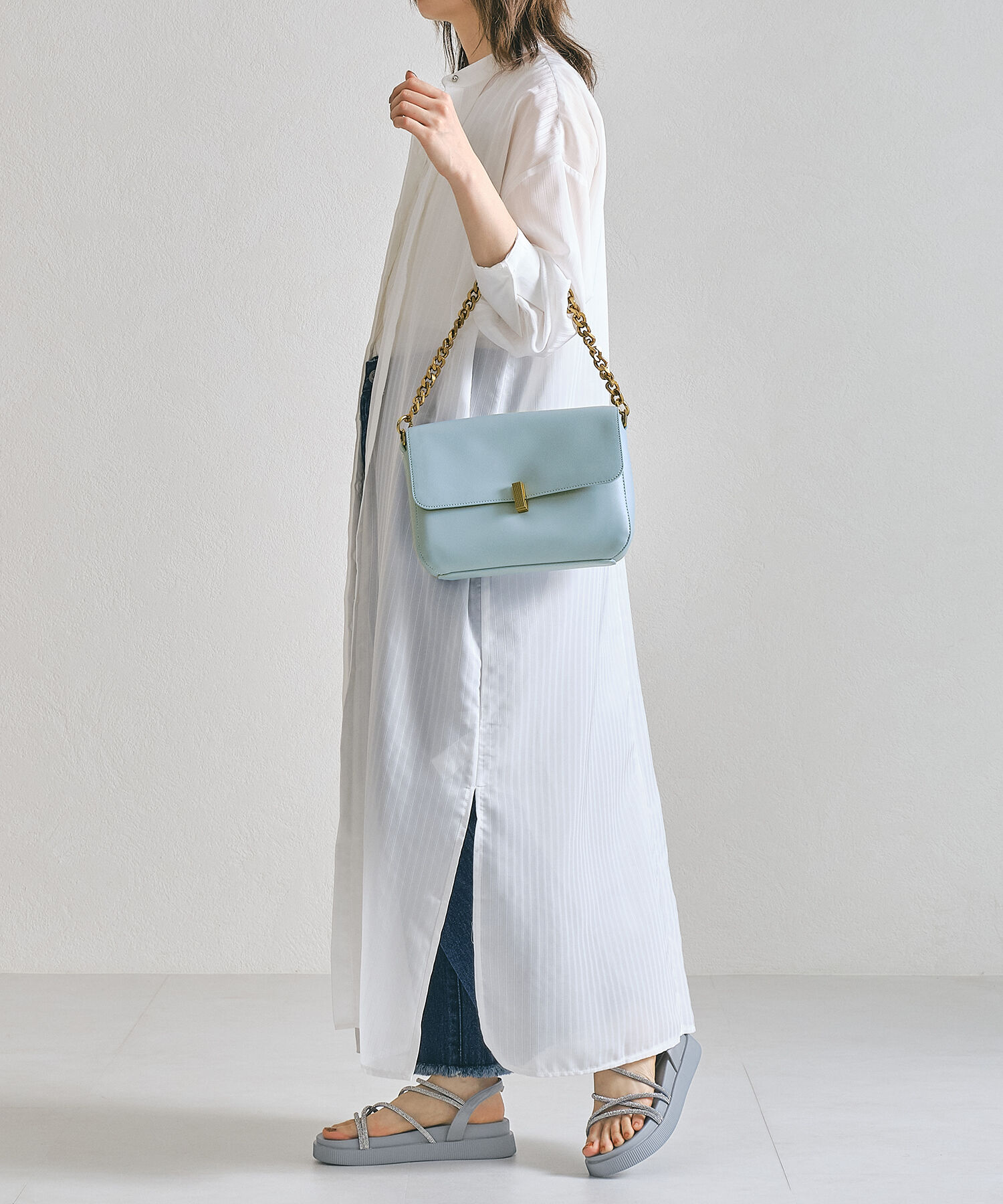 ORiental TRaffic「【アウトレット価格】2wayスクエアフラップバッグ/BA-208」|ショルダー・メッセンジャー|