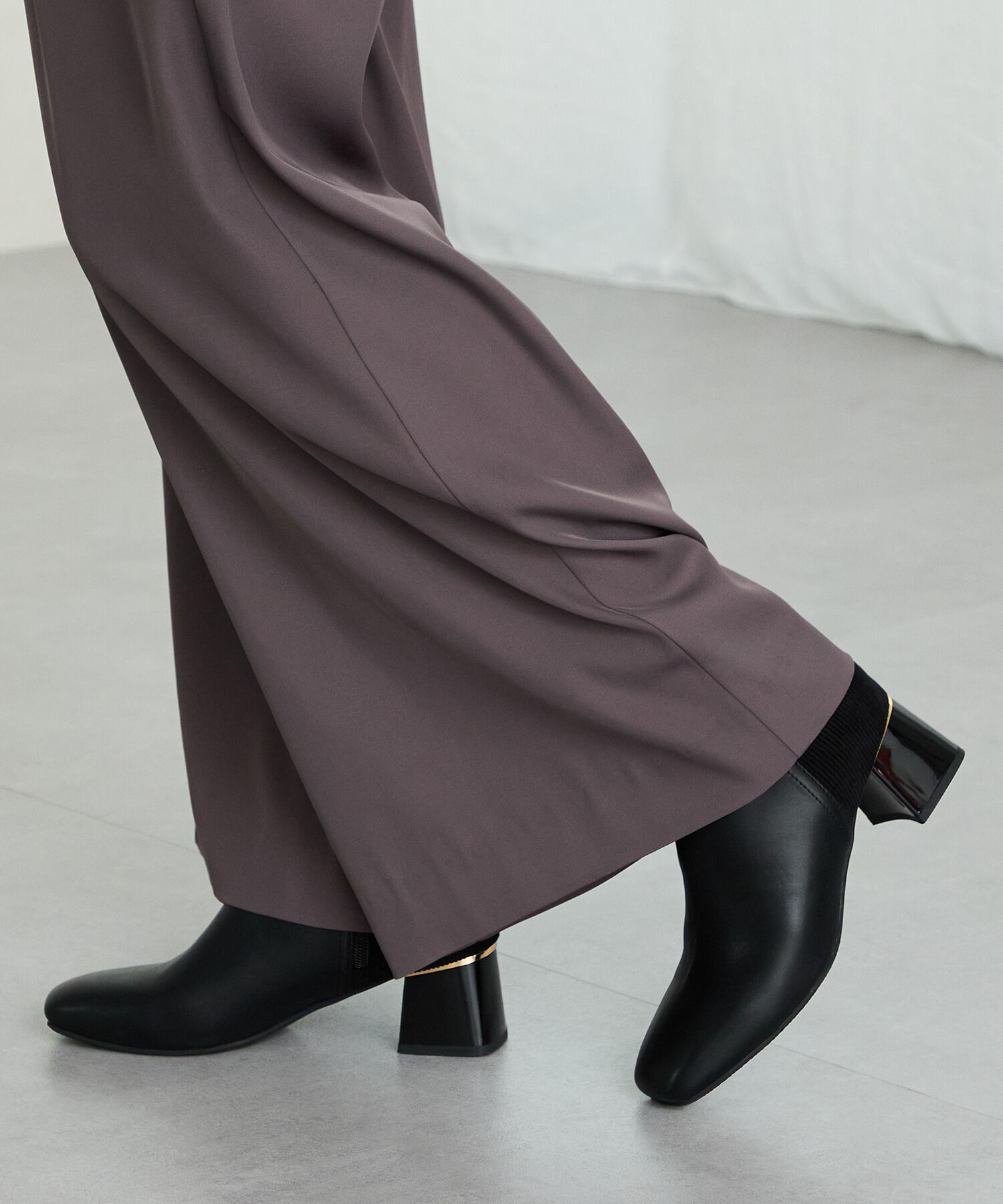 WA Oriental TRaffic「●2025秋冬新作● コーデュロイ コンビ ショートブーツ /52410」|ショートブーツ|