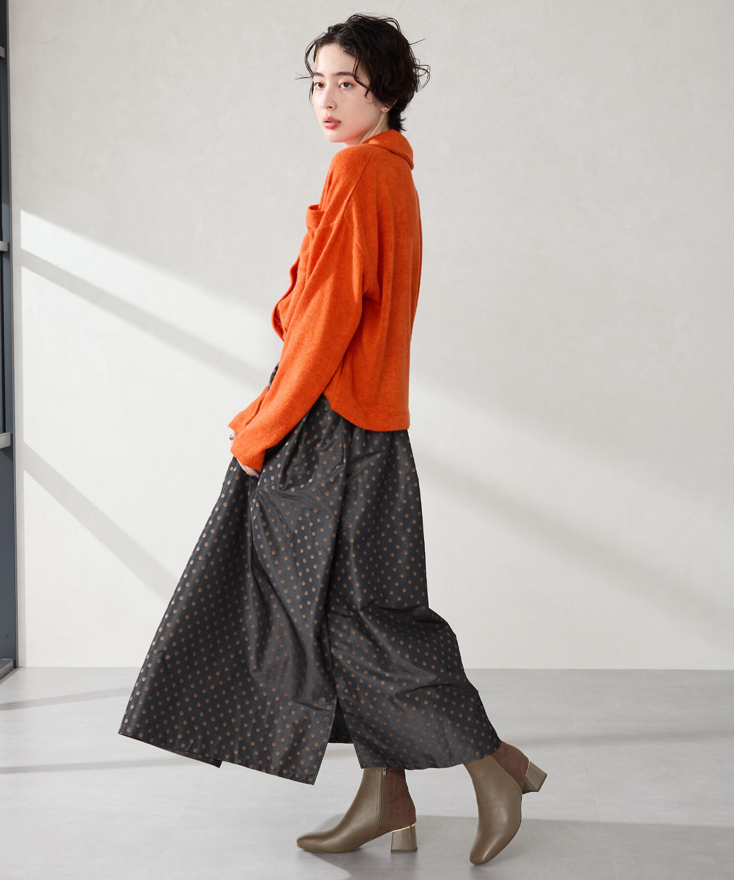 WA Oriental TRaffic「●2025秋冬新作● コーデュロイ コンビ ショートブーツ /52410」|ショートブーツ|