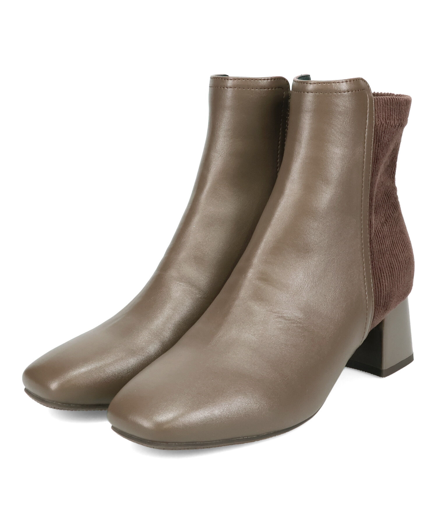 WA Oriental TRaffic「●2025秋冬新作● コーデュロイ コンビ ショートブーツ /52410」|ショートブーツ|