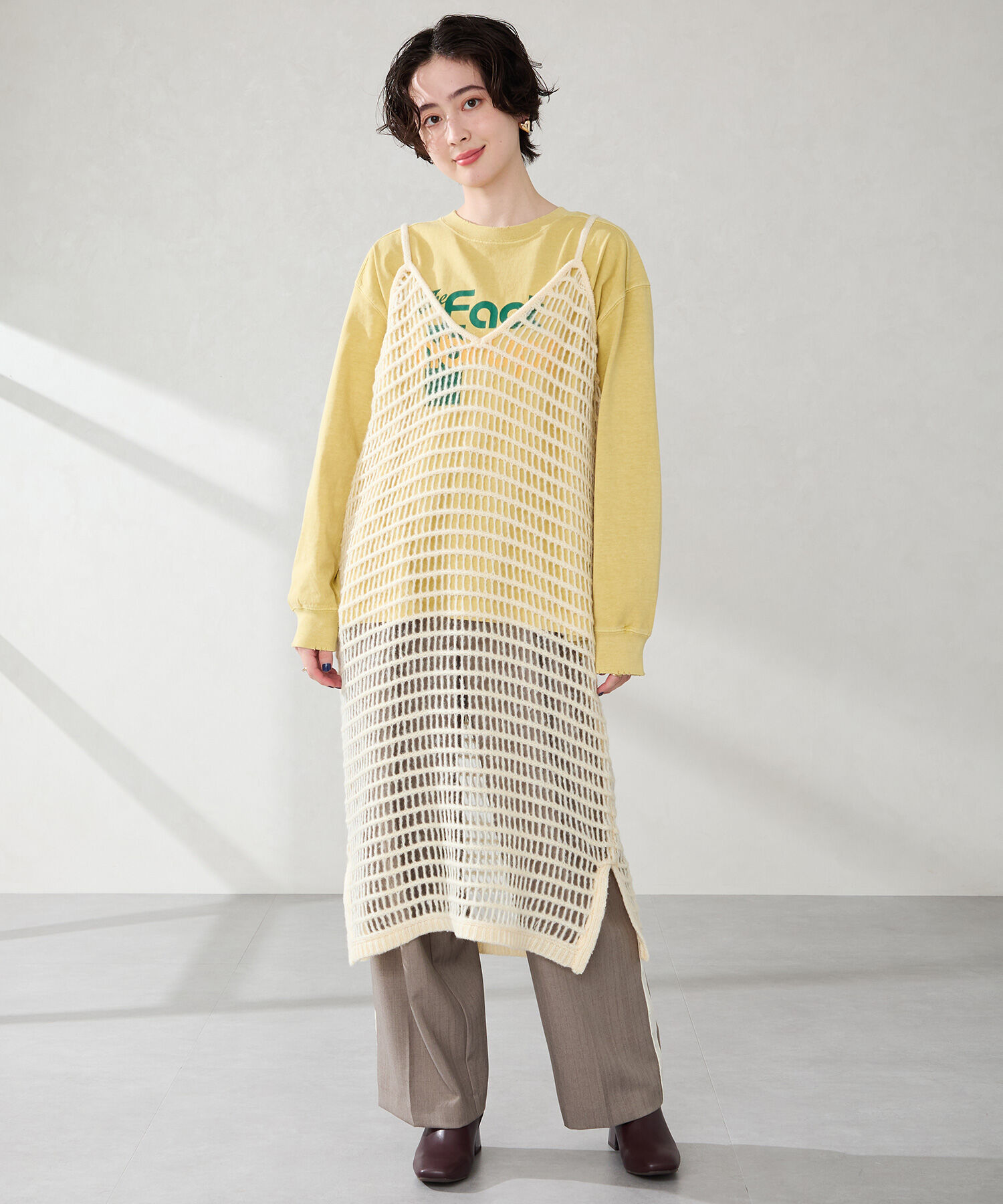 WA Oriental TRaffic「●2025秋冬新作● コーデュロイ コンビ ショートブーツ /52410」|ショートブーツ|