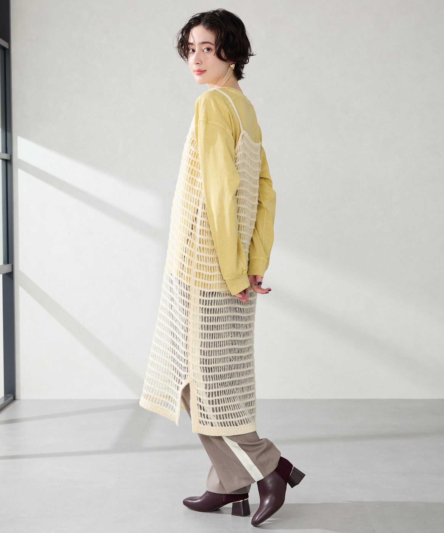 WA Oriental TRaffic「●2025秋冬新作● コーデュロイ コンビ ショートブーツ /52410」|ショートブーツ|