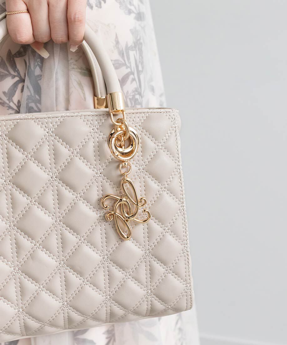  「2WAYキルティングミディバッグ」|ハンドバッグ|