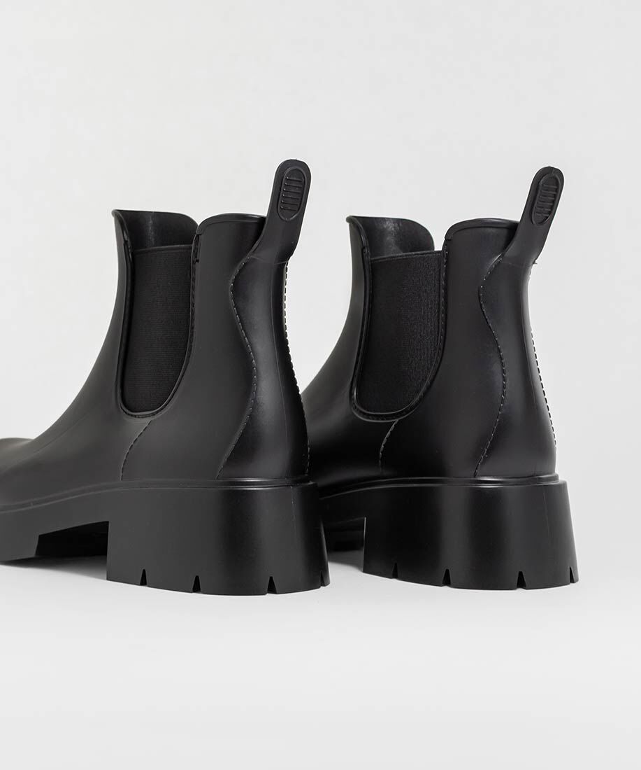  「ボリュームソールサイドゴアレインブーツ」|レインシューズ|