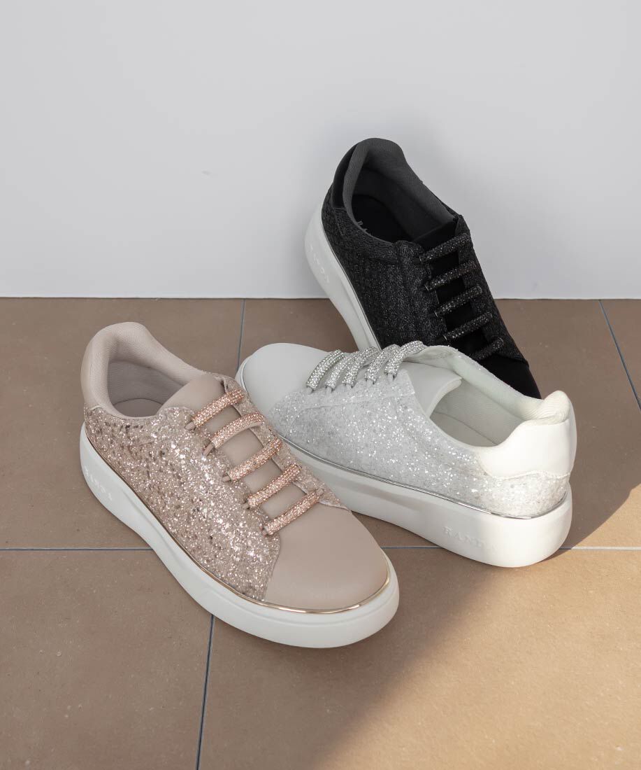  「ビジューパーツグリッタースニーカー」|スニーカー|