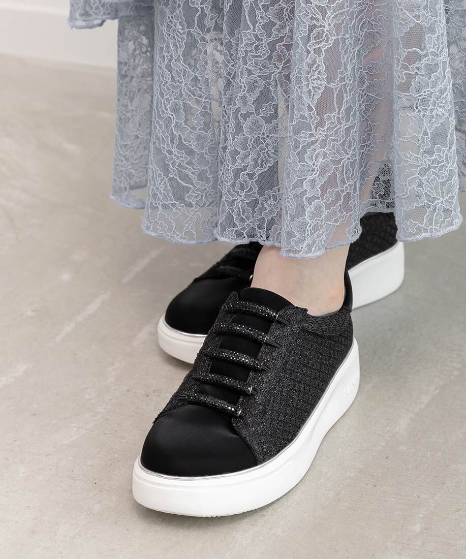  「ビジューパーツグリッタースニーカー」|スニーカー|