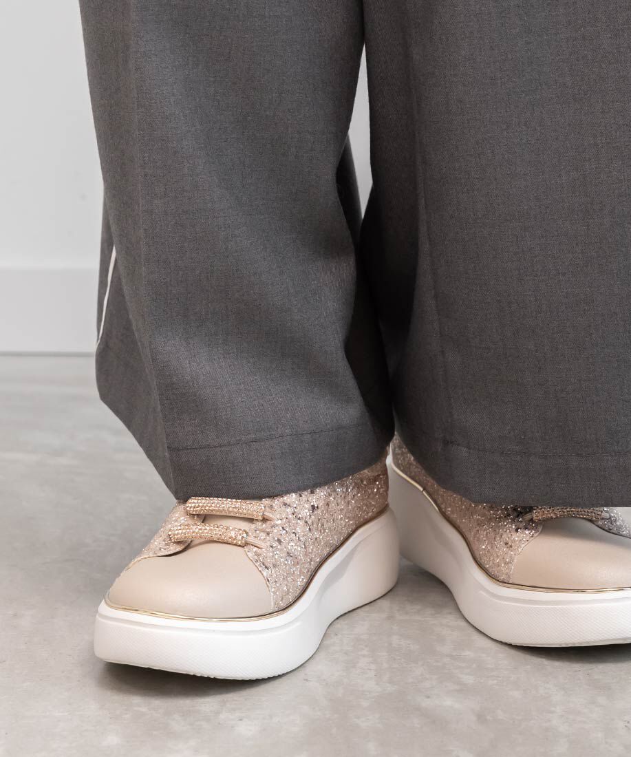  「ビジューパーツグリッタースニーカー」|スニーカー|