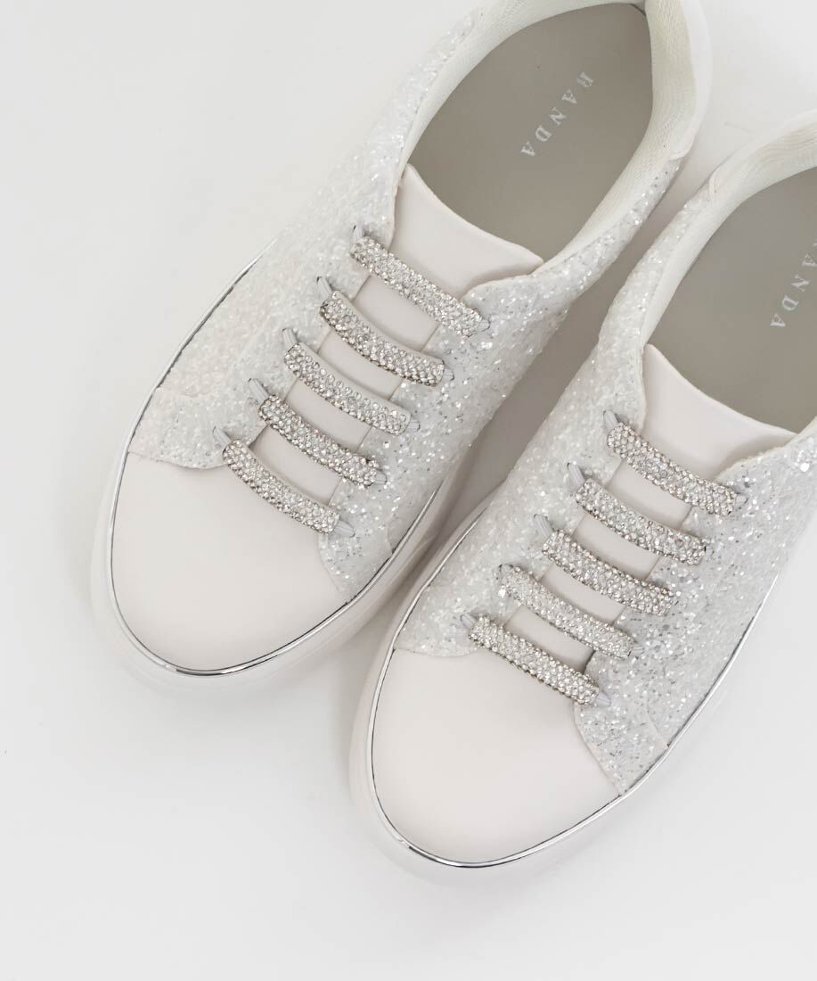  「ビジューパーツグリッタースニーカー」|スニーカー|