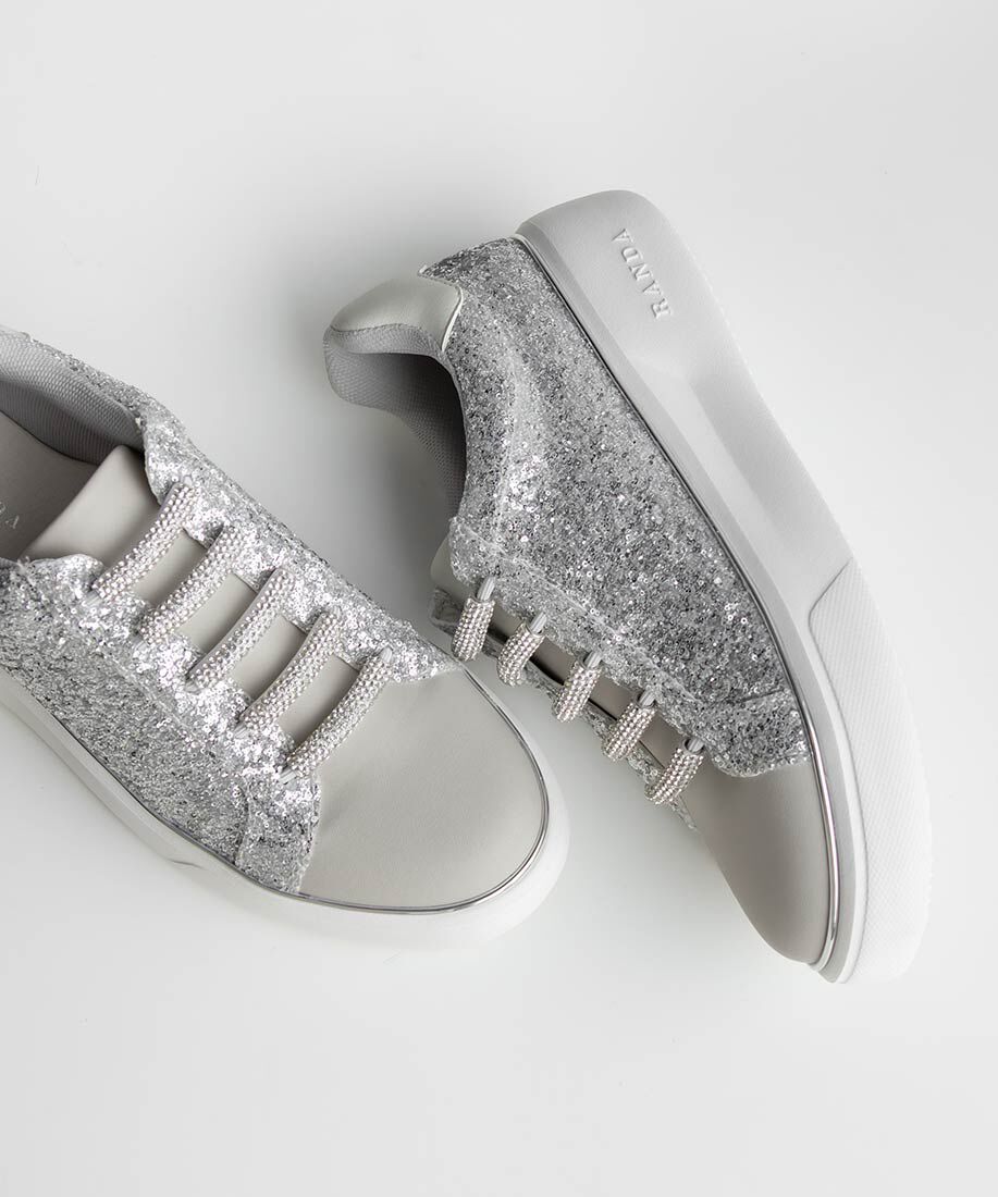  「ビジューパーツグリッタースニーカー」|スニーカー|