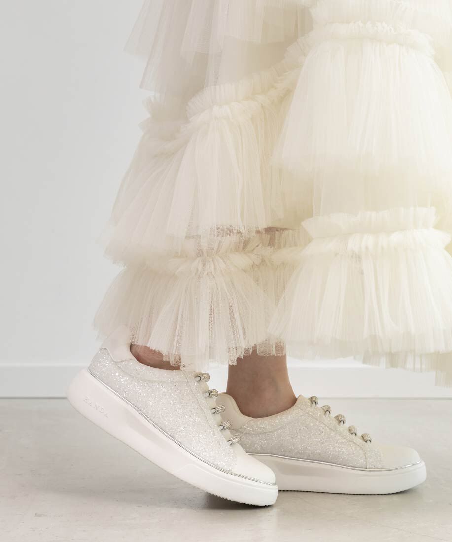  「ビジューパーツグリッタースニーカー」|スニーカー|