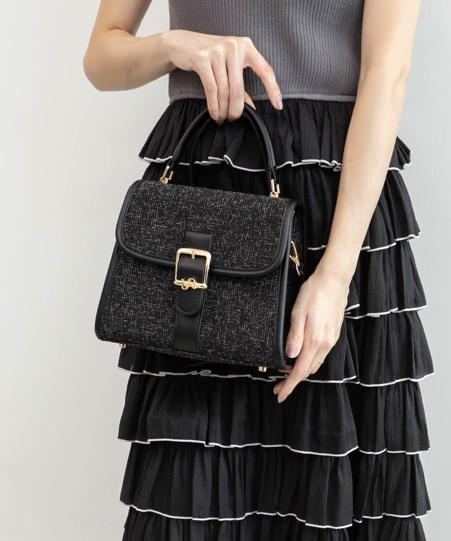  「2WAY モノグラムバックルハンドバッグ」|ハンドバッグ|