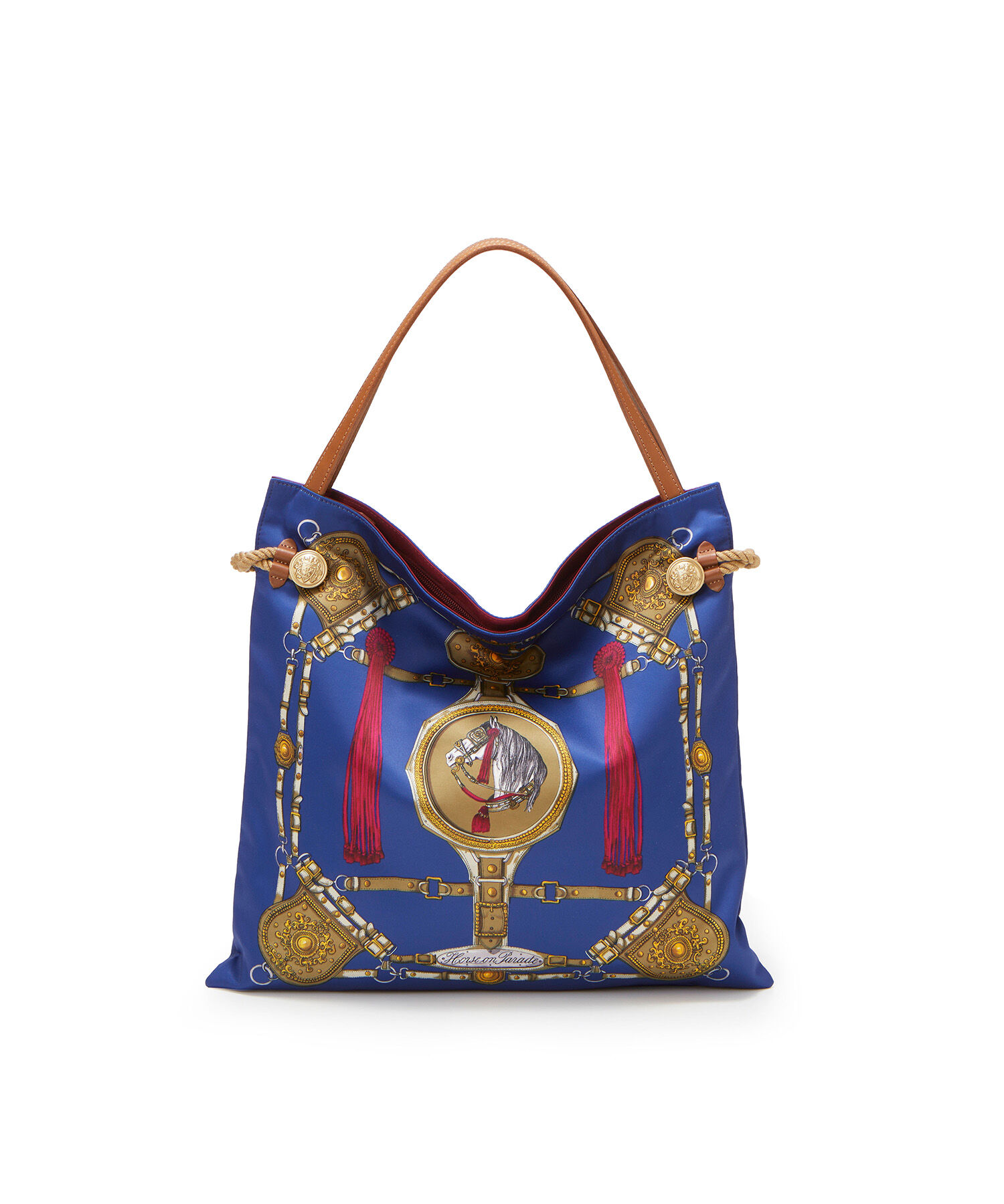 TOPKAPI TREASURE「【TREASURE TOPKAPI】マイルドサテン スカーフ柄 トートバッグ 2023」|トートバッグ|