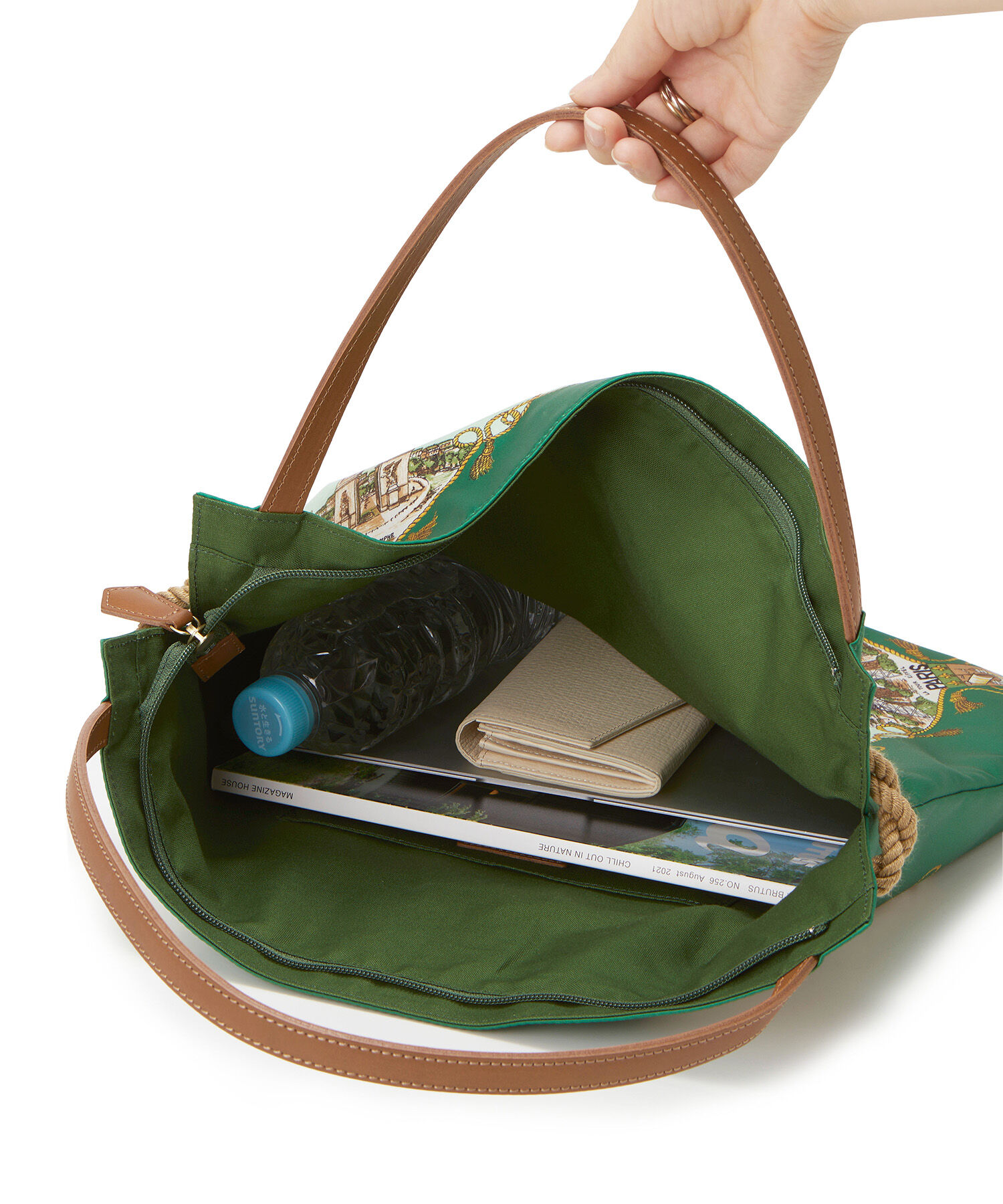 TOPKAPI TREASURE「【TREASURE TOPKAPI】マイルドサテン スカーフ柄 トートバッグ 2023」|トートバッグ|