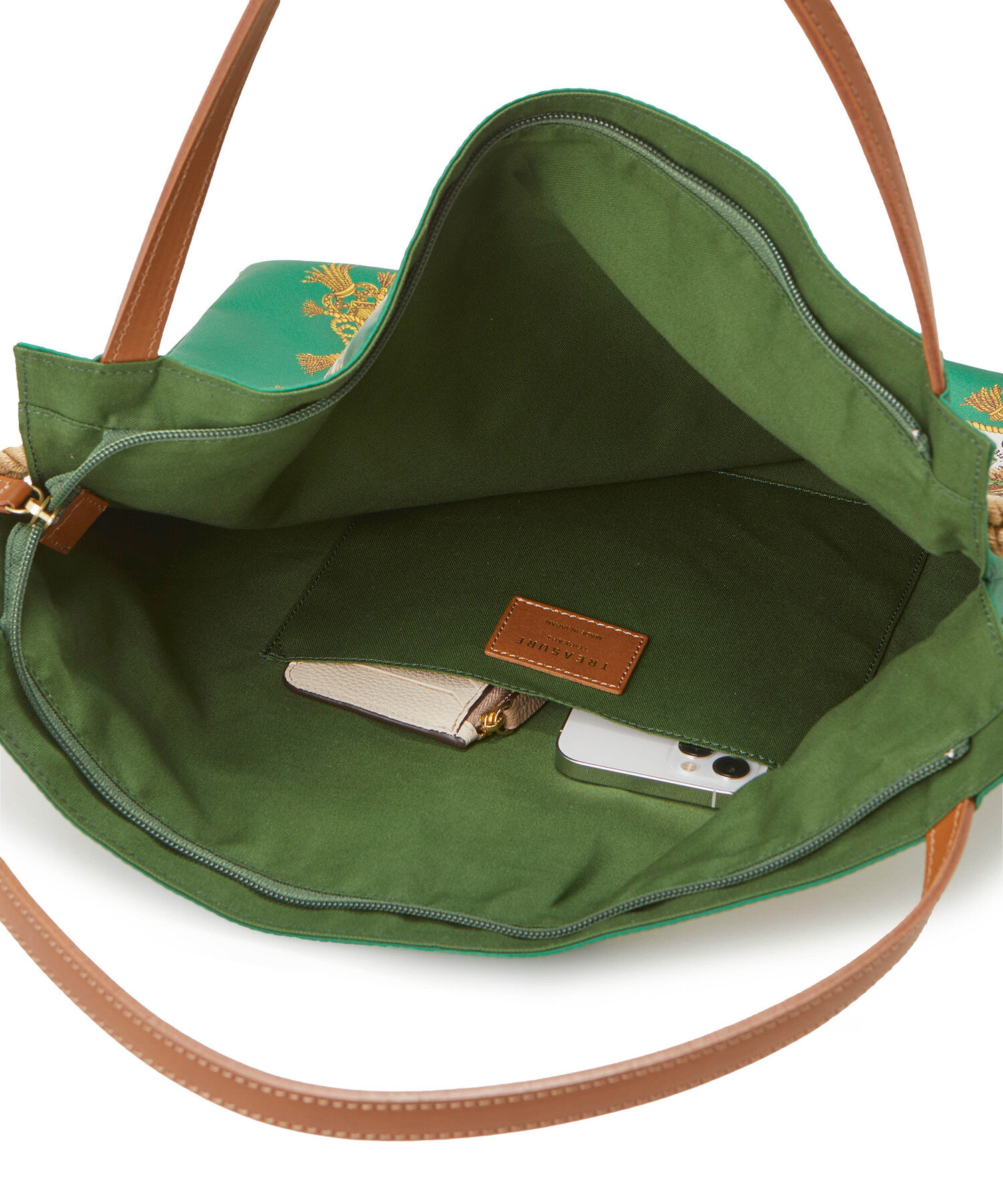 TOPKAPI TREASURE「【TREASURE TOPKAPI】マイルドサテン スカーフ柄 トートバッグ 2023」|トートバッグ|