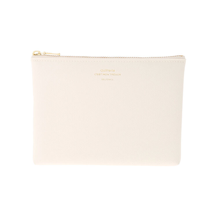 Quitterie「キトリ ポーチM」|財布|ホワイト