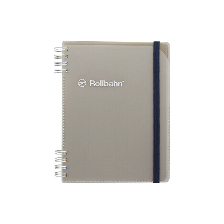 Rollbahn「【旅するロルバーン】ロルバーン フレキシブル カバー 360&deg; クリアポケットL」|ステーショナリー|クリアグレー