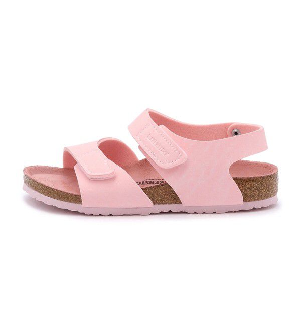 BIRKENSTOCK「【ビルケンシュトック】パル/ローズ ビルコフロー ヌバックレザー/サンダル キッズ/PALU」|サンダル|