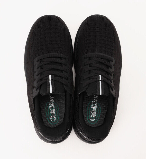 Orthofeet「【オーソフィート】キタ ミディアム/ブラック テキスタイル/シューズ レディース/Orthofeet」|スニーカー|