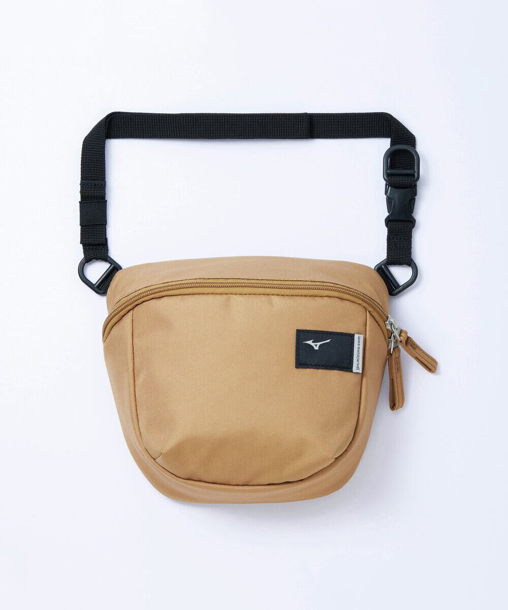 MIZUNO「coloreショルダーポーチ」|ショルダー・メッセンジャー|キャメル