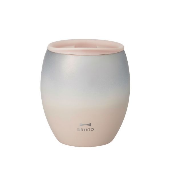 BRUNO「蓋つきセラミックコートタンブラー」|グラス・マグカップ|ピンク