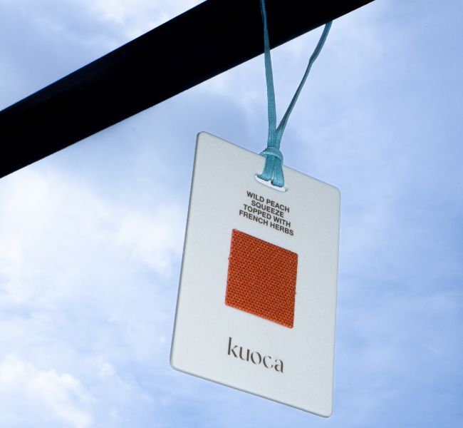 kuoca「【kuoca】フレグランスタグ ワイルドピーチ」|アロマ・ルームフレグランス|
