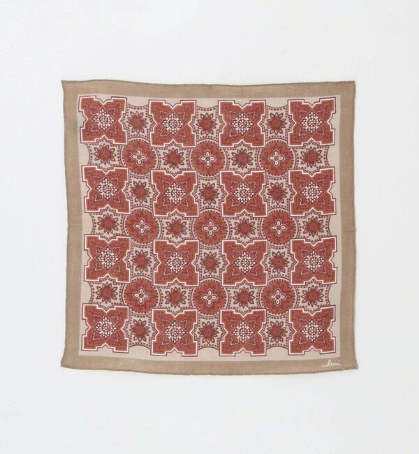 UNITED ARROWS「＜molteni＞ エスニック プリント ポケットチーフ」|ハンカチ|