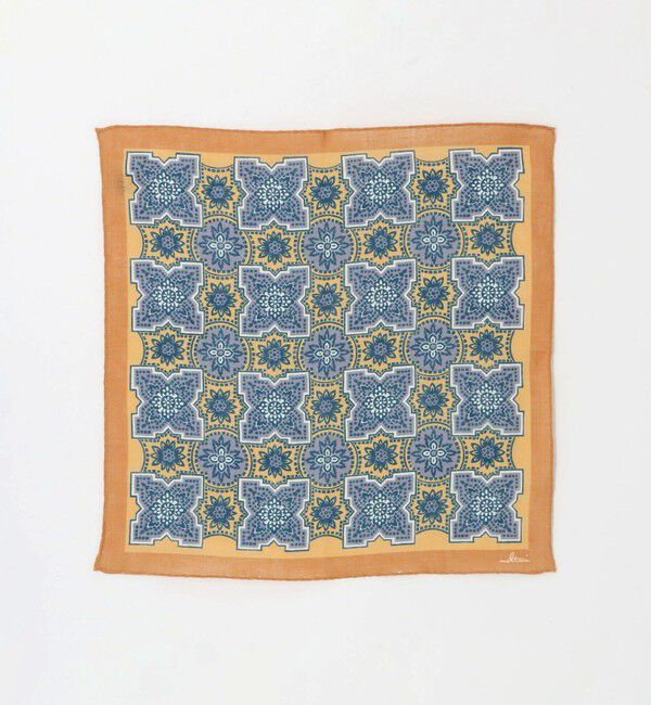 UNITED ARROWS「＜molteni＞ エスニック プリント ポケットチーフ」|ハンカチ|