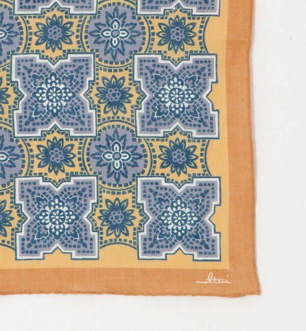 UNITED ARROWS「＜molteni＞ エスニック プリント ポケットチーフ」|ハンカチ|