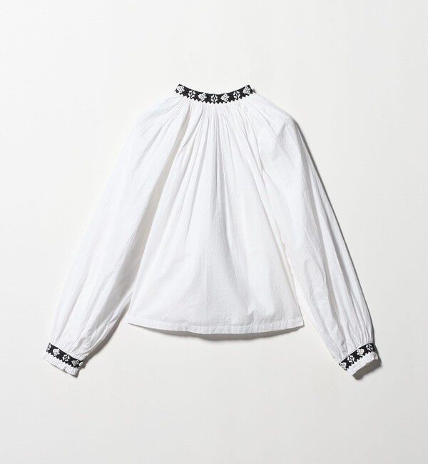 UNITED ARROWS「【別注】＜dahl&rsquo;ia＞エンブロイダリー ボリューム ブラウス」|シャツ・ブラウス|