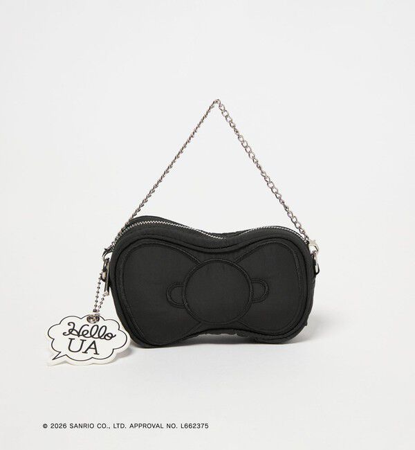 UNITED ARROWS「＜HELLO KITTY &times; UNITED ARROWS＞リボン ポーチ」|ポーチ|BLACK