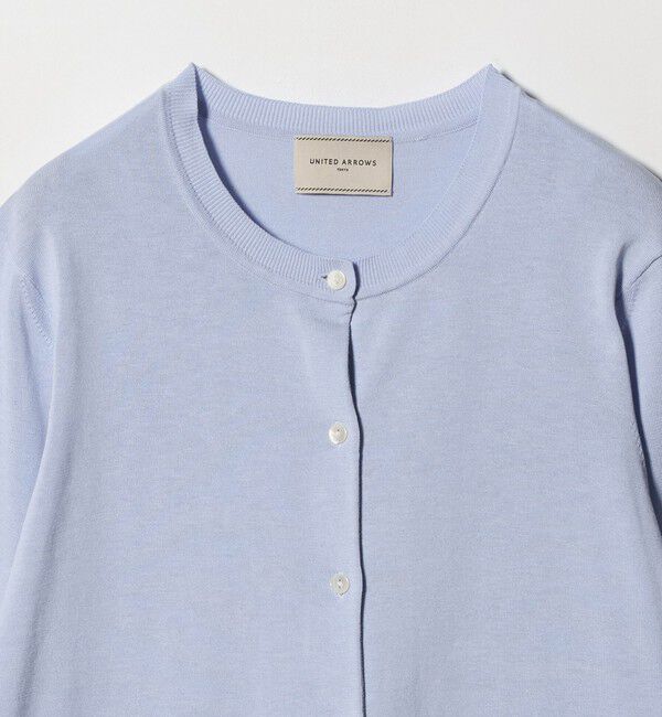 UNITED ARROWS「18G クルーネック ニットカーディガン ‐ウォッシャブル‐」|カーディガン|