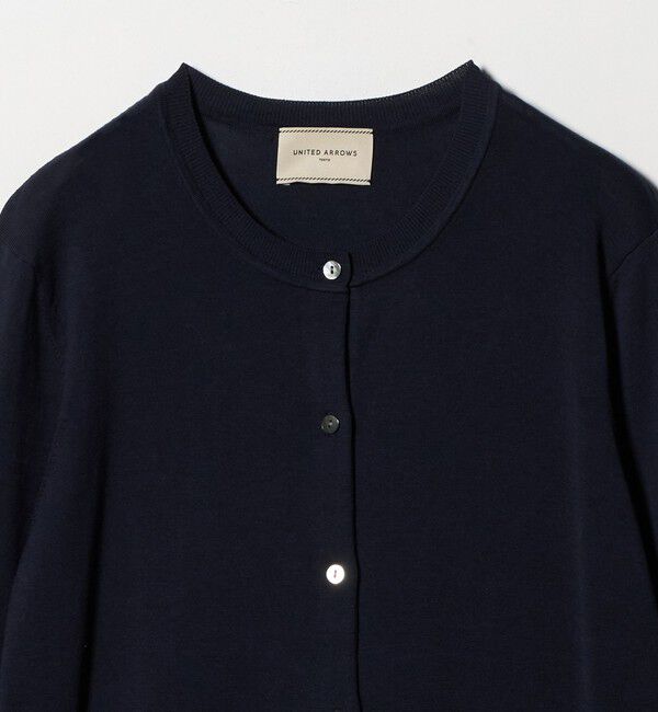 UNITED ARROWS「18G クルーネック ニットカーディガン ‐ウォッシャブル‐」|カーディガン|