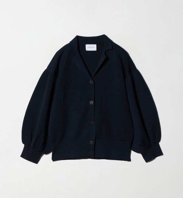 UNITED ARROWS「ジャケットライク ニットカーディガン ‐ウォッシャブル‐」|カーディガン|NAVY