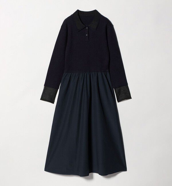 UNITED ARROWS green label relaxing「ポロニット ドッキング ワンピース」|ワンピース|