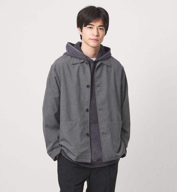 UNITED ARROWS green label relaxing「【WEB限定】ドライポリエステル カバーオール -吸水速乾-」|ブルゾン・スタジャン|