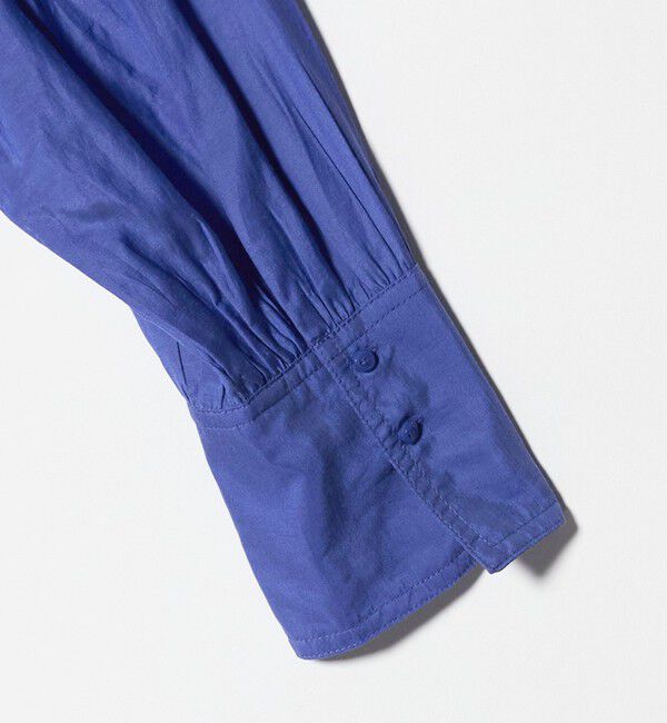 UNITED ARROWS green label relaxing「［size SHORTあり］ボイル レイヤー ギャザー ブラウス」|シャツ・ブラウス|