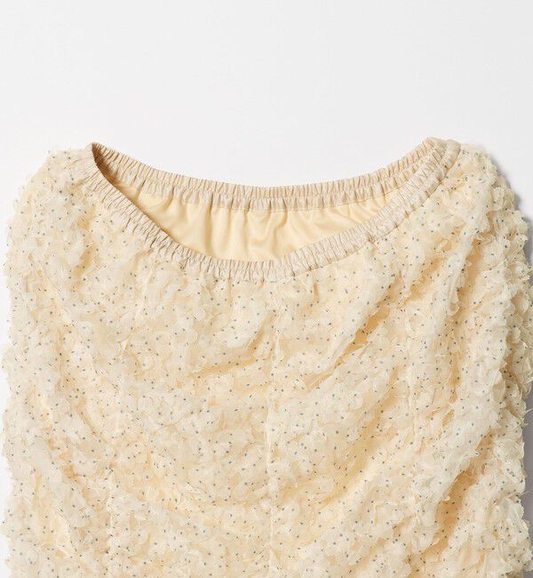 EMMEL REFINES「＜EMMEL REFINES＞EM ドットペタル ギャザースカート」|スカート|