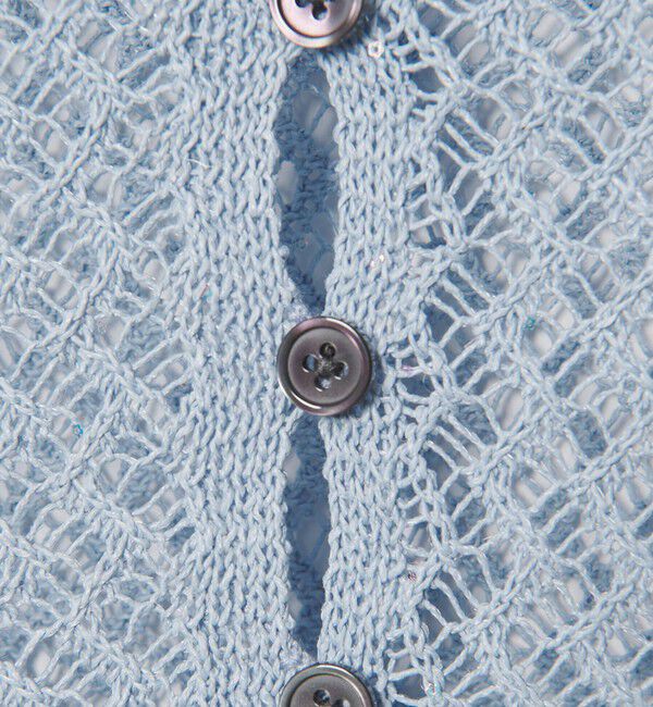 EMMEL REFINES「＜EMMEL REFINES＞EM HM スパンコール メッシュ ニット」|ニット・セーター|