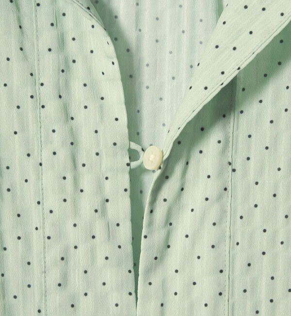 EMMEL REFINES「＜EMMEL REFINES＞EM ドット セミシアー シャツ」|シャツ・ブラウス|