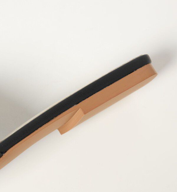 EMMEL REFINES「＜EMMEL REFINES＞EM ギャザー フラット サンダル」|サンダル|