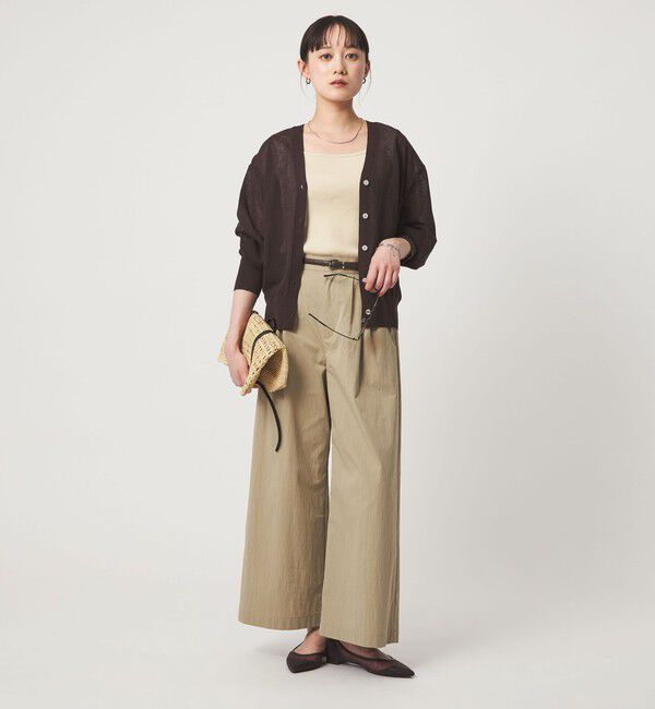 UNITED ARROWS green label relaxing「デコルテ フライス タンクトップ 抗菌」|タンクトップ|