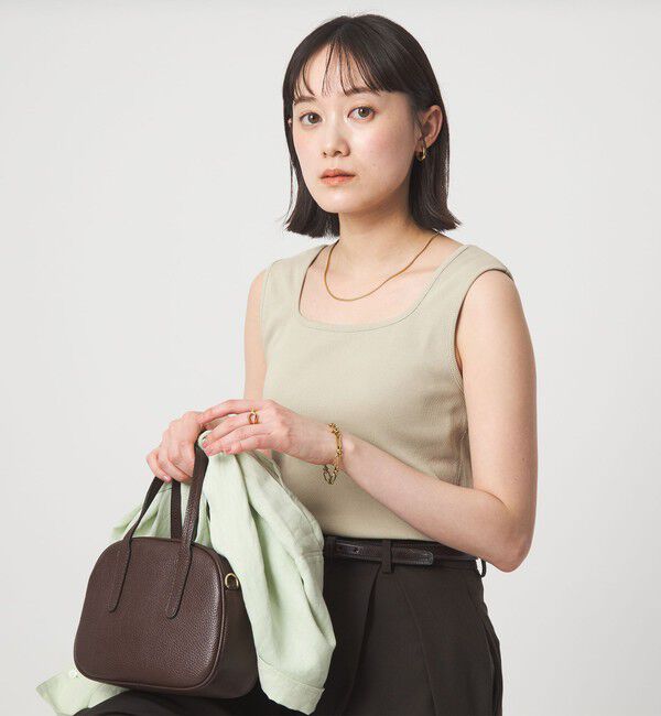 UNITED ARROWS green label relaxing「デコルテ フライス タンクトップ 抗菌」|タンクトップ|