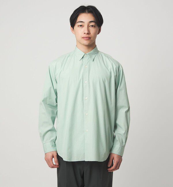 UNITED ARROWS green label relaxing「コットン ブロード ガーメントダイ レギュラーカラー 長袖 シャツ」|シャツ・ブラウス|