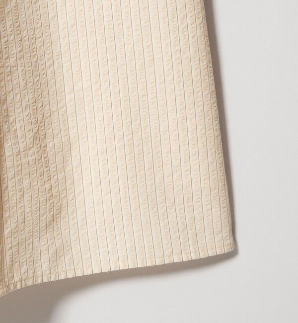 EMMEL REFINES「＜EMMEL REFINES＞EM ストライプ シャーリング フレア ワンピース」|ワンピース|