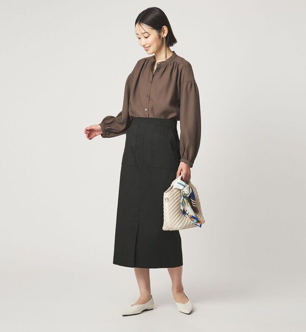 UNITED ARROWS green label relaxing「［size SHORTあり］Daily Chic カラミ タイト スカート マシンウォッシャブル」|タイト|