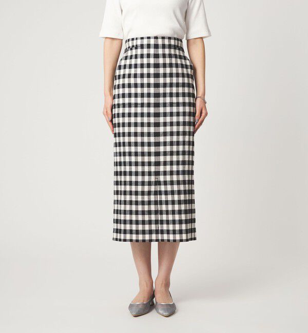 UNITED ARROWS green label relaxing「［size SHORTあり］Daily Chic カラミ タイト スカート マシンウォッシャブル」|タイト|