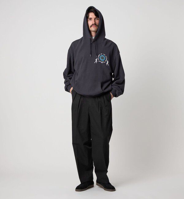 STEVEN ALAN「＜Steven Alan＞ コットン/リネン ツイル イン ツープリーツ ドレス トラウザーズ ハーフイージー」|スラックス|