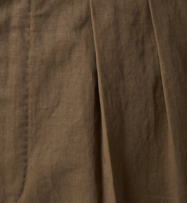 STEVEN ALAN「＜Steven Alan＞ コットン/リネン ツイル イン ツープリーツ ドレス トラウザーズ ハーフイージー」|スラックス|