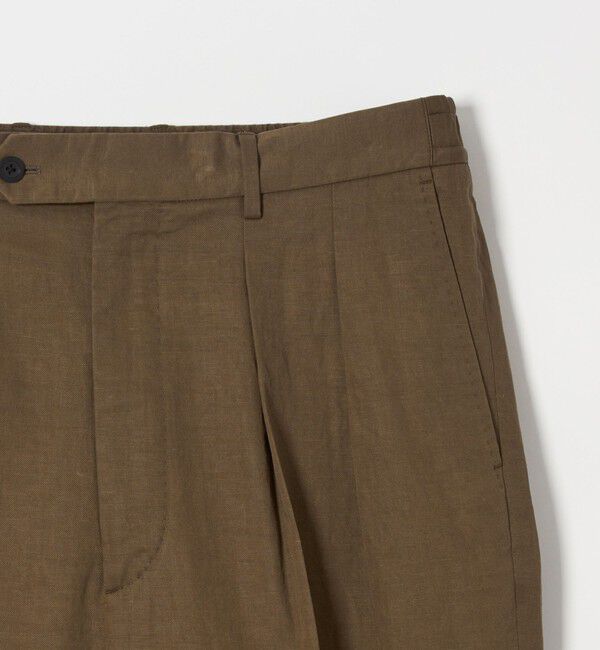 STEVEN ALAN「＜Steven Alan＞ コットン/リネン ツイル イン ツープリーツ ドレス トラウザーズ ハーフイージー」|スラックス|