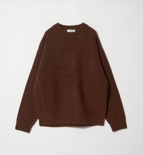 MONKEY TIME「ウール ナイロン ループヤーン クルーネック」|ニット・セーター|